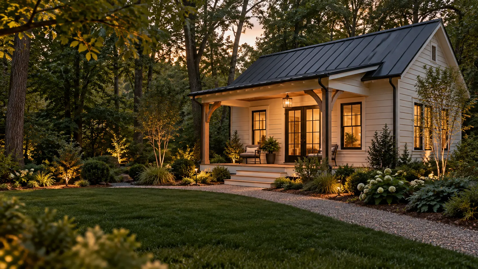 Detached Old North ADU in a wooded Charlotte Metro setting