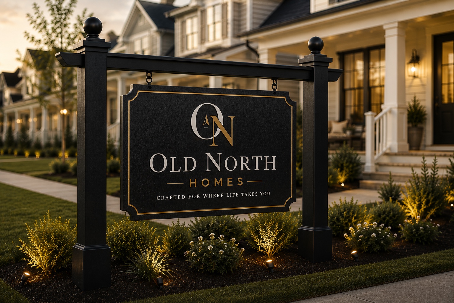 Old North Homes neighborhood sign